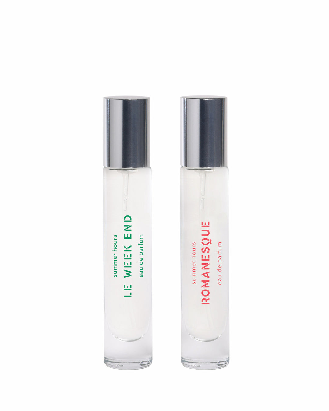Summer Hours Jet Set with Le Week End and Romy perfumes