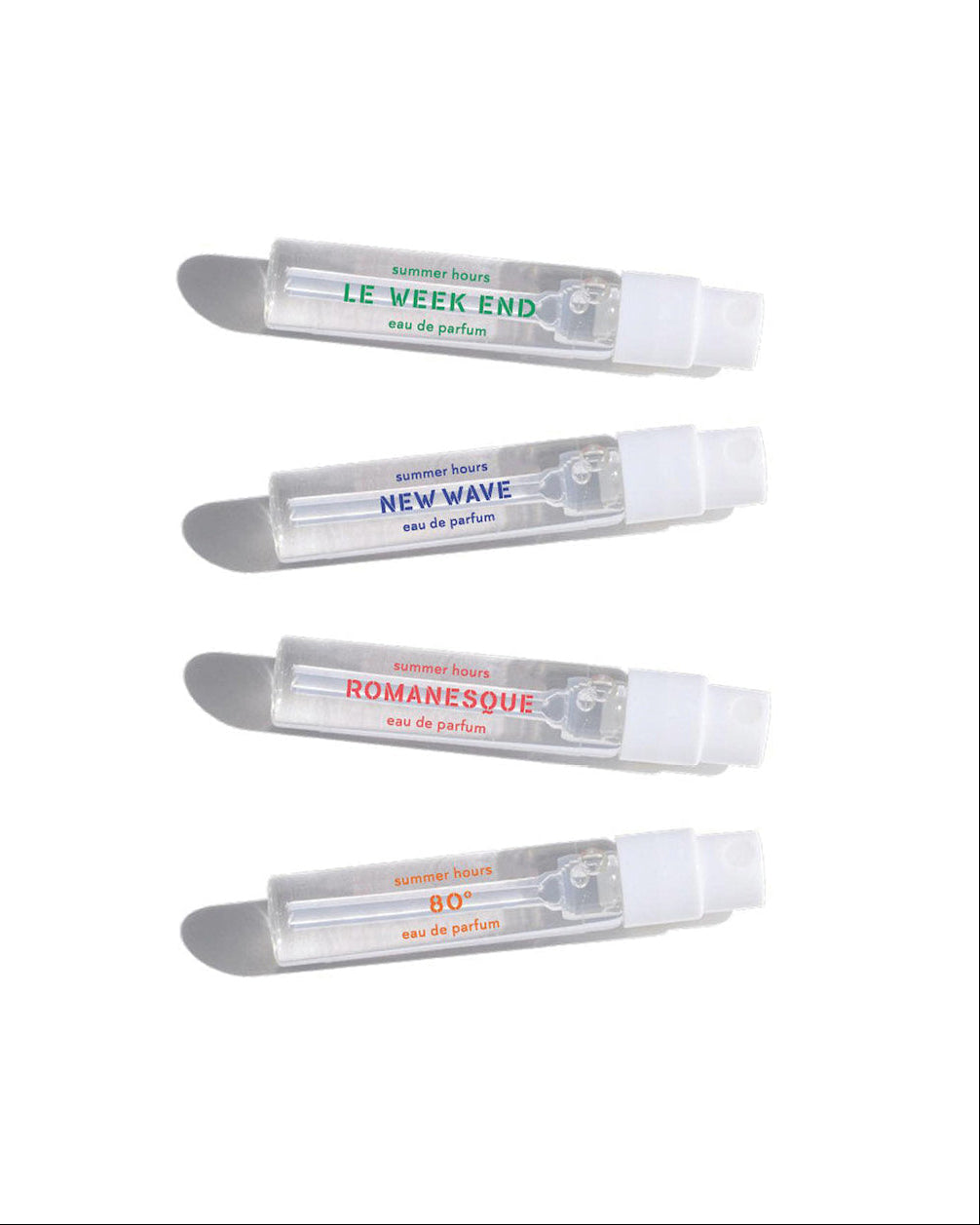 Summer Hours Discovery Set of four perfume samples